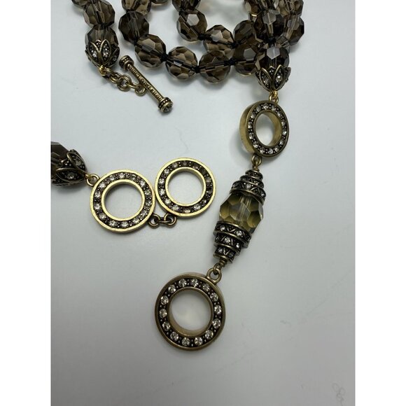 Vintage Heidi Daus “Let Me Count The Ways” Necklace & Bracelet Jewelry Set - Picture 10 of 14